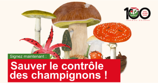 Pétition Sauver le contrôle des champignons